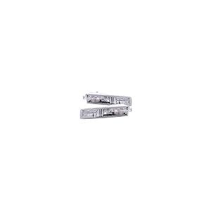 【並行輸入品】 ANZO USA 511012 ホンダ プレリュード クローム ユーロ アンバーリフレクター付き バンパーライトアセンブリ (_2