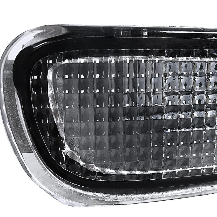 【並行輸入品】Spec D Tuning Chrome Housing Clear Lens Bumper Lights Compatibleの画像