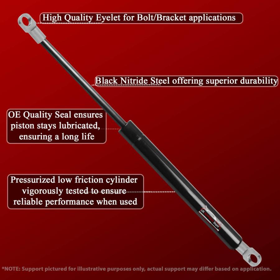 【並行輸入品】Lift Supports Depot Qty (2) Eyelet Hole=10粍=3/8 Inch=.39 Inch L