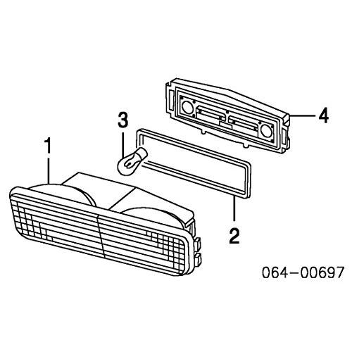 【並行輸入品】LAND ROVER DISCOVERY2 1999 2004 BULB HOLDER GASKET REAR BUMPER L_3