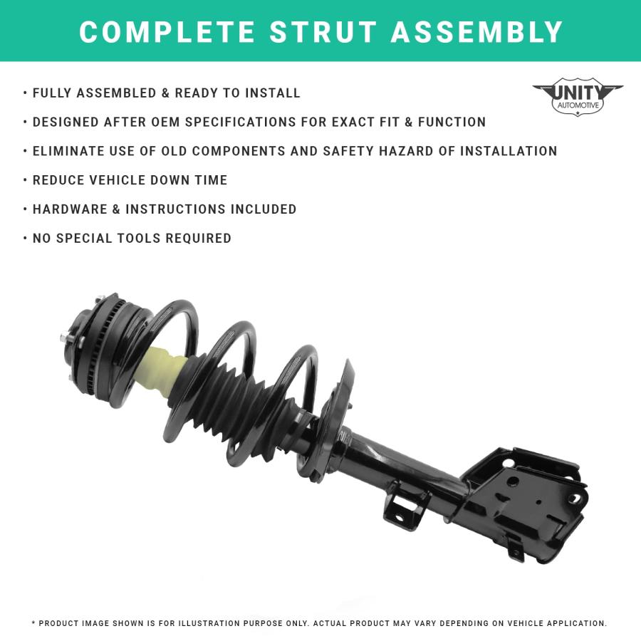 【並行輸入品】Unity Automotive Compatible for Complete Strut Assembly 2005 2006_3