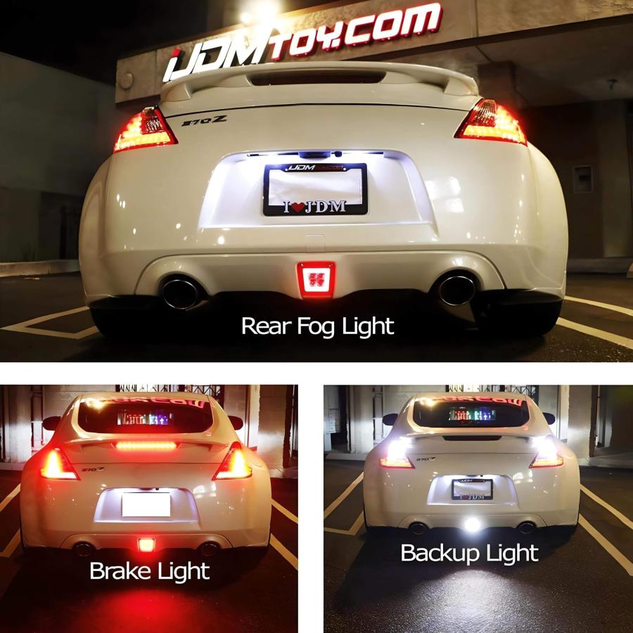 【並行輸入品】日産 リアフォグライトキット For 2009 up Nissan 370Z 72 002 Smoked iJDMTOY Darkの画像