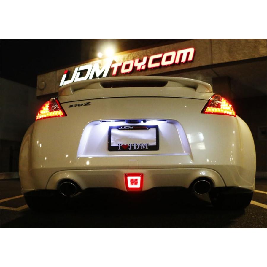 【並行輸入品】日産 リアフォグライトキット For 2009 up Nissan 370Z 72 002 Smoked iJDMTOY Darkの画像
