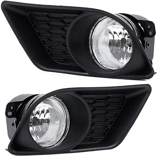 【並行輸入品】RP Remarkable Power、フォグライト 2011 2014 充電器用 クリアレンズ付き ブラックベゼルとスイッチ\u0026配の画像