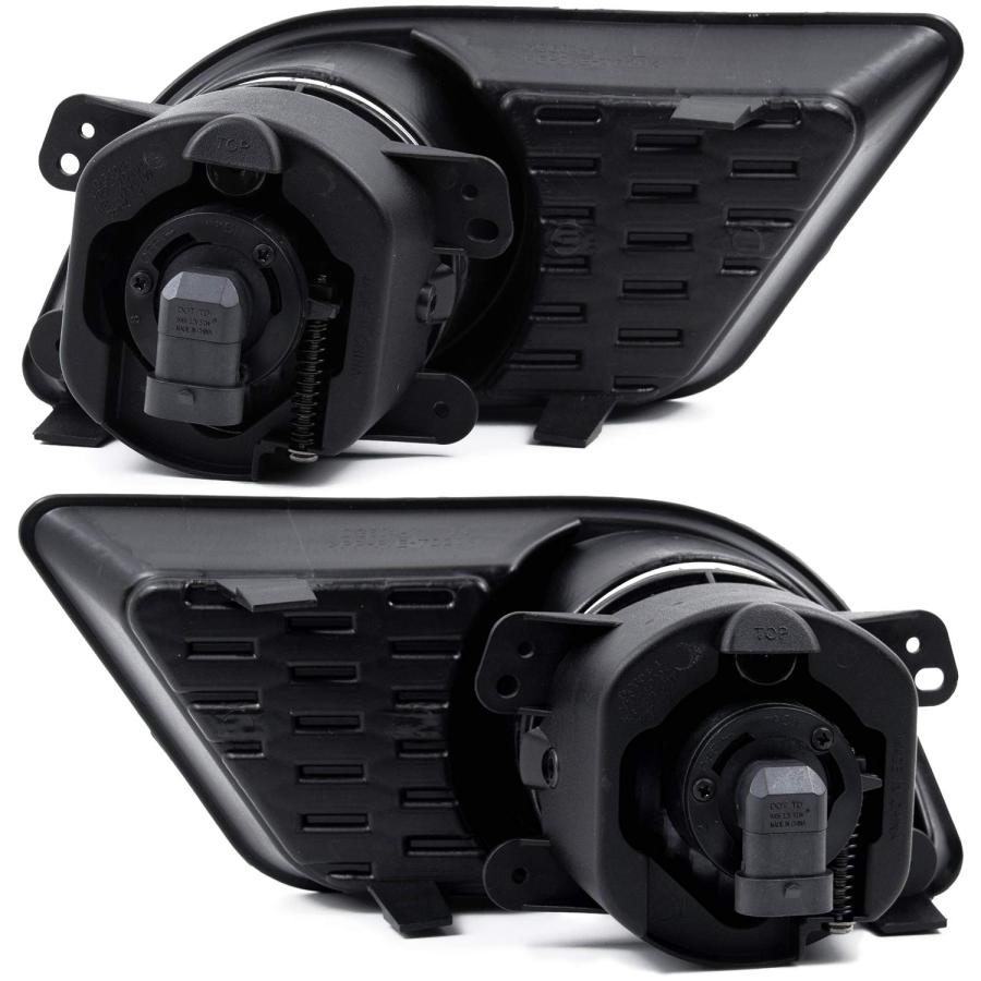 【並行輸入品】RP Remarkable Power、フォグライト 2011 2014 充電器用 クリアレンズ付き ブラックベゼルとスイッチ\u0026配の画像