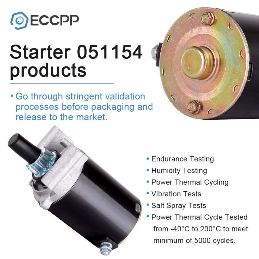 【並行輸入品】ECCPP Starter Motor Fit for fit for John Deere Kohler Engines Saの画像