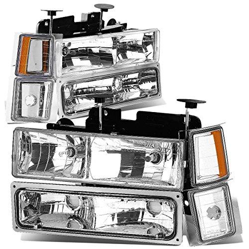 【並行輸入品】Auto Dynasty Headlights Assembly Compatible with 1994 1998 Chevy_1
