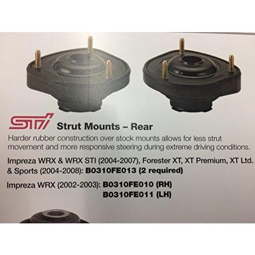 【並行輸入品】Subaru Group N Rear Strut Mounts for the 2002 2003 WRX B0310FE01の画像