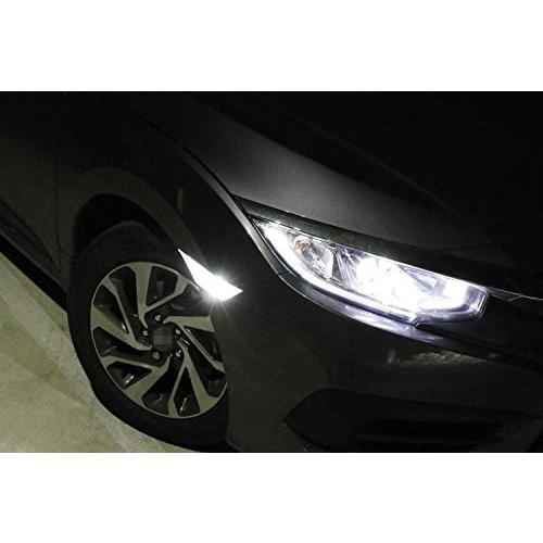 【並行輸入品】 iJDMTOY JDM クリアサイドマーカーランプ 左右2個 2016年以降 10世代 ホンダ シビック セダン/クーペ用 Cle