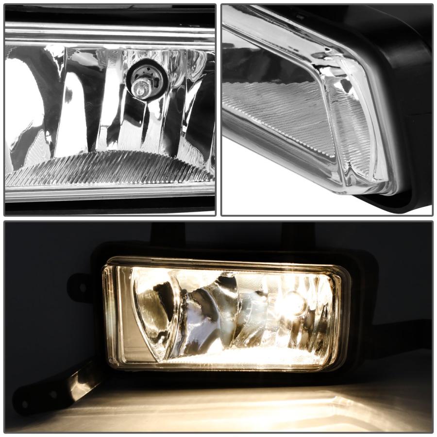 【並行輸入品】Tahoe / Yukon / XL バンパードライビングフォグライト+スイッチ (クリアレンズ) ペア Auto Dynastyの画像
