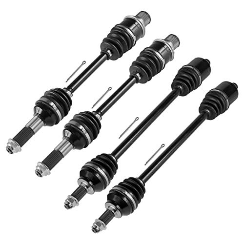 【並行輸入品】Caltric Front Rear Left Right Complete Axles Compatible with Yam_1