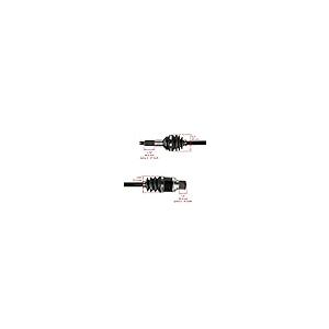 【並行輸入品】Caltric Front Rear Left Right Complete Axles Compatible with Yam_8