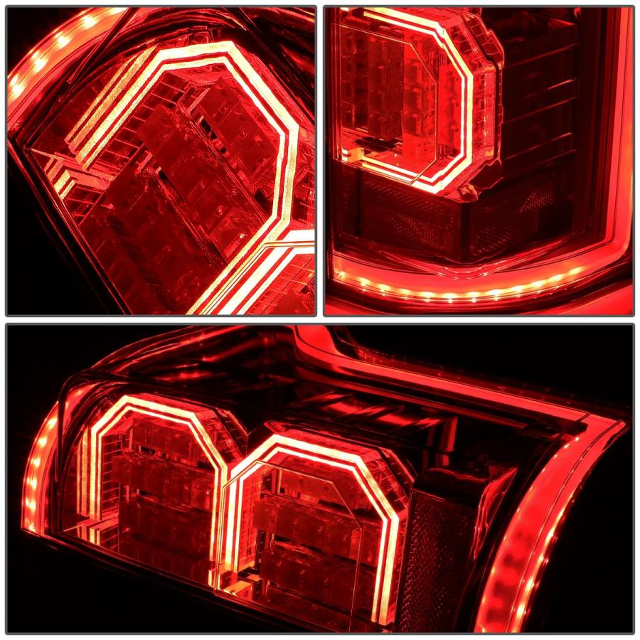 【並行輸入品】DNA Motoring TL LED 3D F150 15 SR 3D LED テールライト [15 17フォードF 150用]の画像