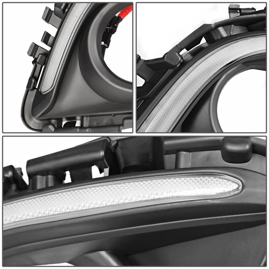 【並行輸入品】Auto Dynasty マツダ6ペアのバンパー駆動LED DRLフォグライト(クリアレンズ)第3世代GJ1に対応 Auto Dy_6