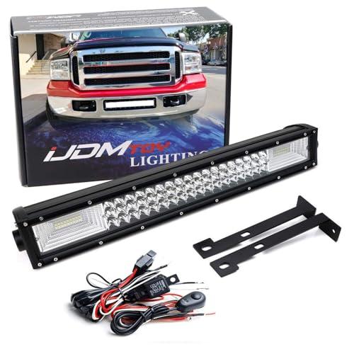 【並行輸入品】iJDMTOY ローワーグリルマウント 21インチ LEDライトバーキット 1999 07 フォード F250 F350 F450の画像
