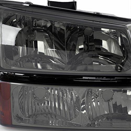 【並行輸入品】2003 2006 シボレー シルバラード 1500 2500 3500 スモークヘッドライト+バンパーランプ+ブラックスモークL_8