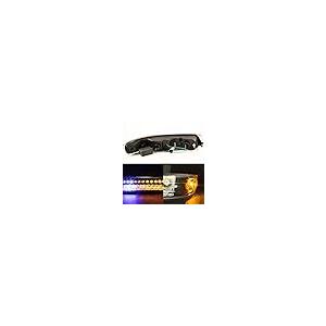 【並行輸入品】シボレー シルバラード サバーバン タホ用 ブラックベゼル アンバー LED フロントバンパー シグナルライト ランプアセンブリの画像