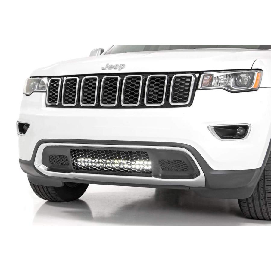 【並行輸入品】Rough Country バンパーLEDライトキット 琥珀色 DRL付き 11~17年式ジープグランドチェロキー用 Roughの画像