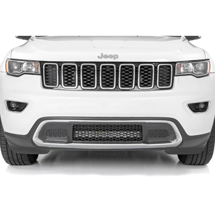 【並行輸入品】Rough Country バンパーLEDライトキット 琥珀色 DRL付き 11~17年式ジープグランドチェロキー用 Roughの画像