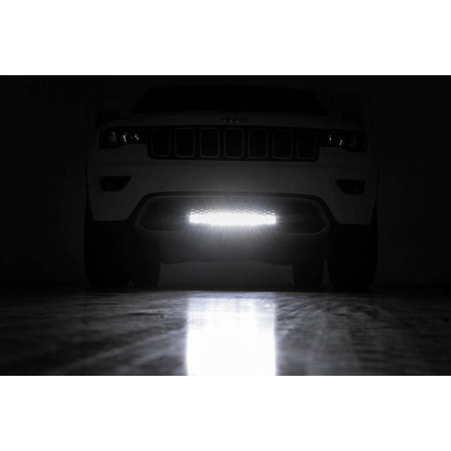 【並行輸入品】Rough Country バンパーLEDライトキット 琥珀色 DRL付き 11~17年式ジープグランドチェロキー用 Roughの画像