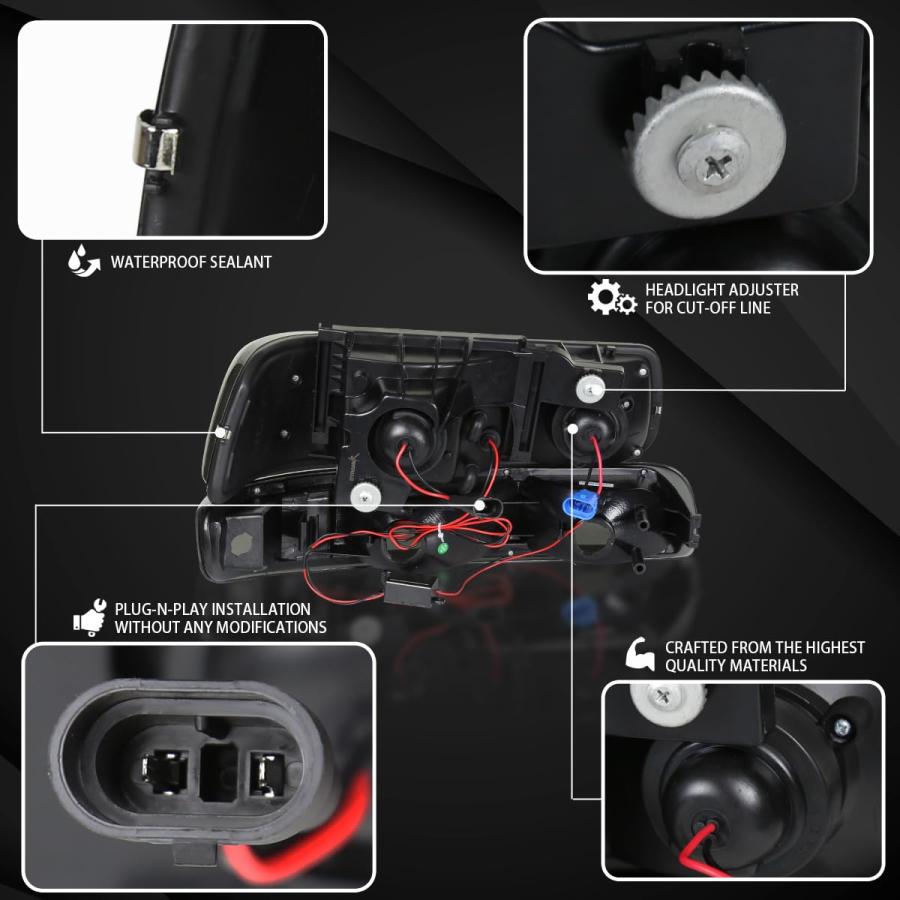 【並行輸入品】AUTOZENSATION 1999 2002 シボレー シルバラード 1500 2500 3500、2000 2006 Taho_9
