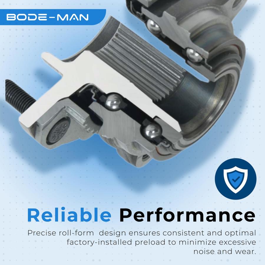 並行輸入品】Bodeman ペア 2 フロントホイールハブとベアリング