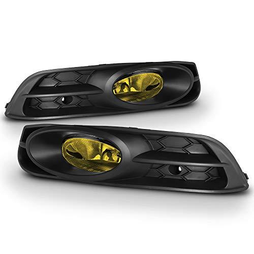 【並行輸入品】ACANII   For 2012 2013 Honda Civic 2Dr Coupe Yellow Bumper Fog Lの画像
