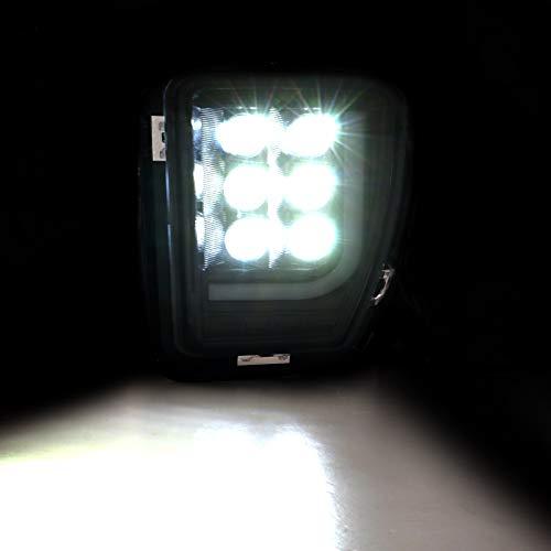 【並行輸入品】Tecoom LEDアップグレードフォグライトアセンブリ DRL付き 2013 2014 2015 2016 2017 ダッジ・ラ_7
