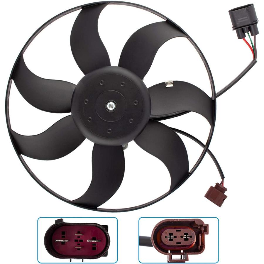 【並行輸入品】MYSMOT 1K0959455FJ Engine Radiator Cooling Fan with Control Modu_3