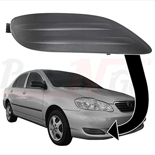 【並行輸入品】Parts N Go フォグライトカバーセット 交換用 2005 2008 カローラフロントドライバー\u0026助手席側 左右 TO103の画像