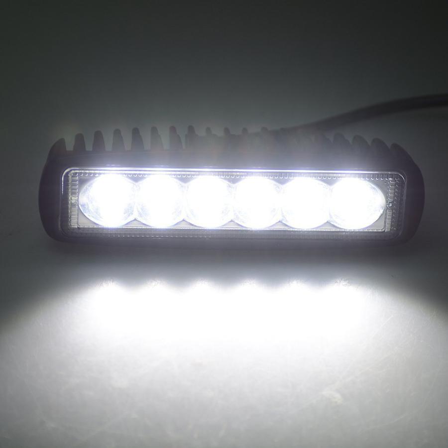 【並行輸入品】Willpower 10 Pieces 6 inch 18W LED Light Pods Spot Work Lights Fの画像