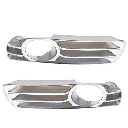 【並行輸入品】クローム フロントバンパーフォグライト 運転ランプ トリムカバー クライスラー300 2005 2010用 Chrome Fronの画像