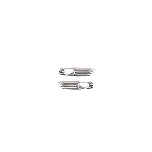 【並行輸入品】クローム フロントバンパーフォグライト 運転ランプ トリムカバー クライスラー300 2005 2010用 Chrome Fronの画像