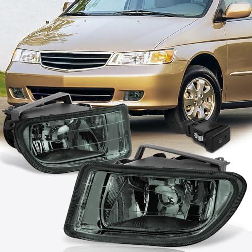 【並行輸入品】Front Bumper Fog Lights Lamps w/Switch Compatible with Honda Ody_1