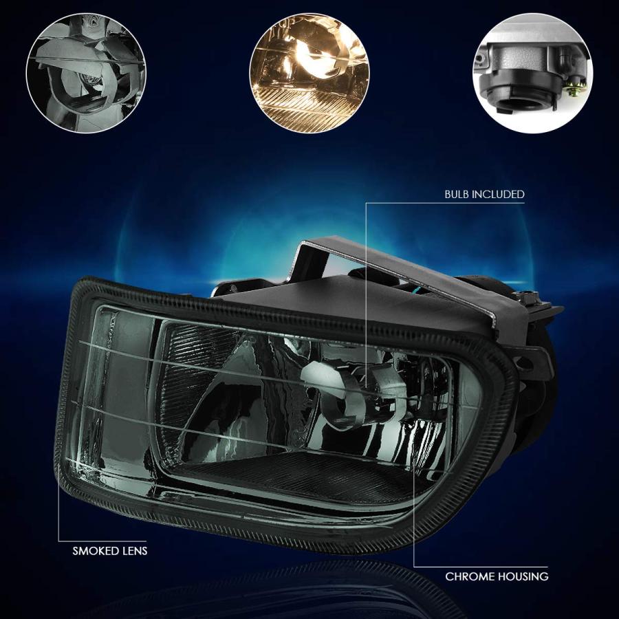 【並行輸入品】Front Bumper Fog Lights Lamps w/Switch Compatible with Honda Ody_6