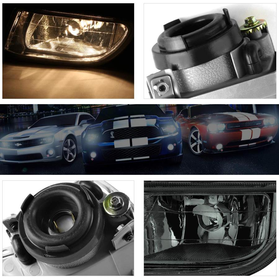 【並行輸入品】Front Bumper Fog Lights Lamps w/Switch Compatible with Honda Ody_9