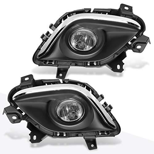 【並行輸入品】Front Bumper Fog Lights+Chrome Bezel+Switch Compatible with 14 1の画像