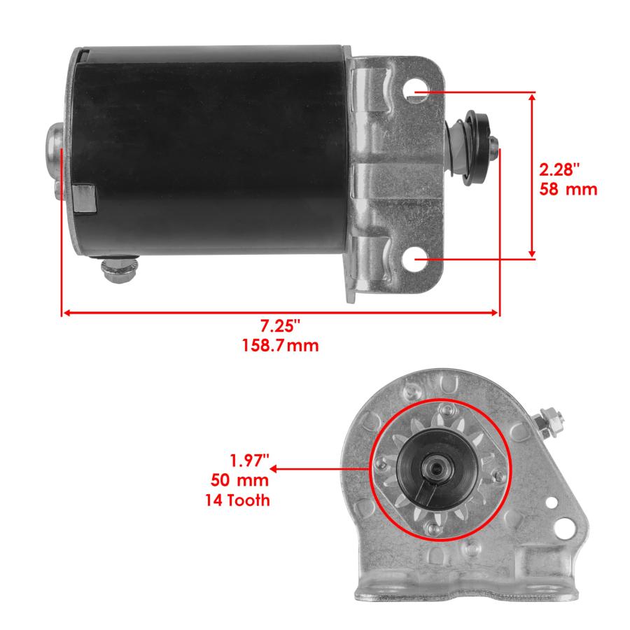 【並行輸入品】Caltric スターター John Deere Tractor La100 La105 La110 La115 La125 /の画像