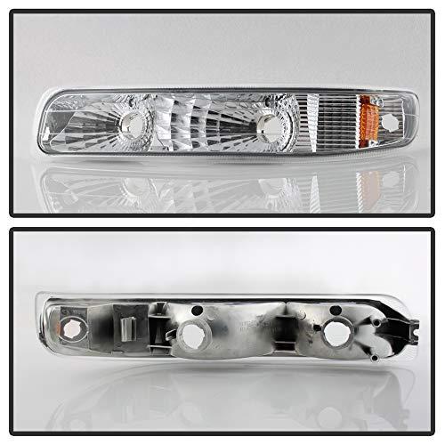 【並行輸入品】ACANII   2000 2006シボレーサバーバンタホ99 02 シルバラードクロムハウジング駐車場ターンシンガルランプバンパの画像