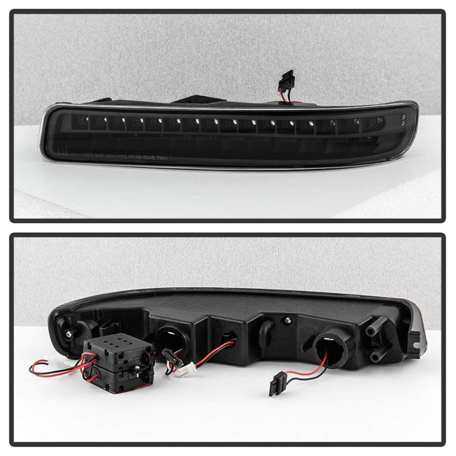【並行輸入品】ACANII 1999 2006 GMC Yukon Sierra 1500 2500 3500 ブラックハウジングLEDバン_3