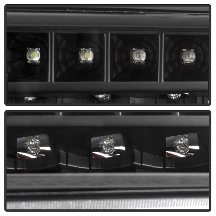 【並行輸入品】ACANII 1999 2006 GMC Yukon Sierra 1500 2500 3500 ブラックハウジングLEDバン_6