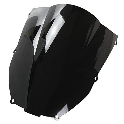 Windscreen Smoke Motorcycle Double Bubble Windshield for Kawasak 並行輸入品