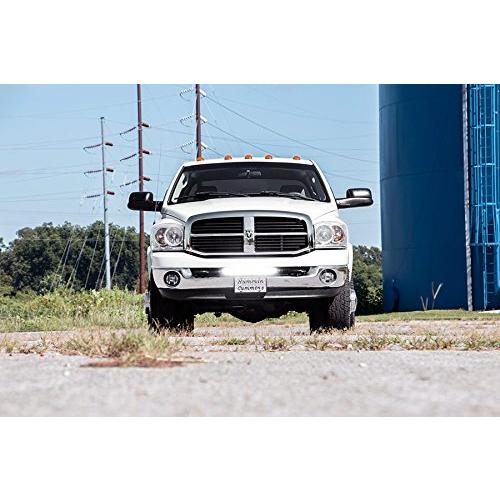 【並行輸入品】Rough Country 50.8 cm 単列 LED ライト バー バンパーキット Ram 2500/3500 (2003 2の画像
