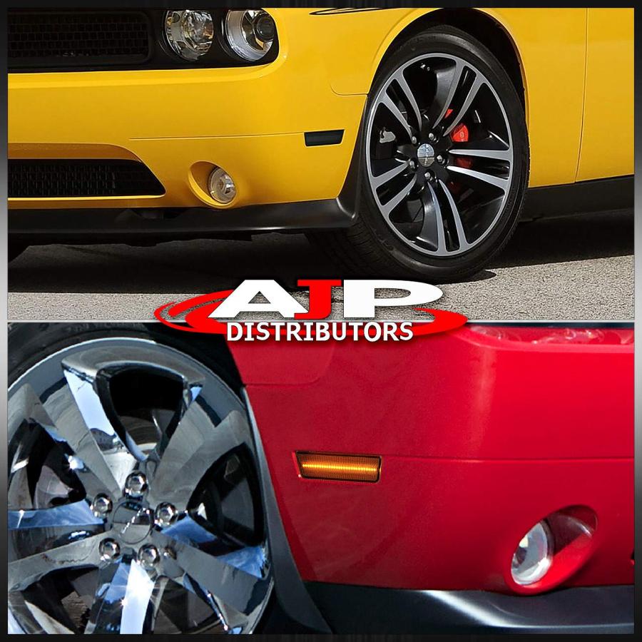 【並行輸入品】AJP Distributors Amber LED Smoked Lens Front Bumper Fender Parkiの画像