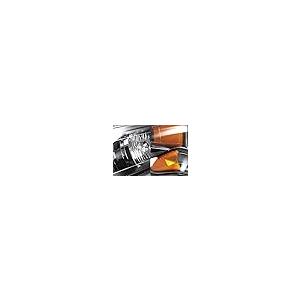 【並行輸入品】EPARTS 4 Pieces Black Clear Lens Headlights with Amber Reflectorの画像