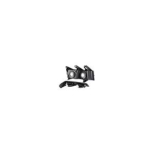 【並行輸入品】EPARTS 4 Pieces Black Clear Lens Headlights with Amber Reflectorの画像