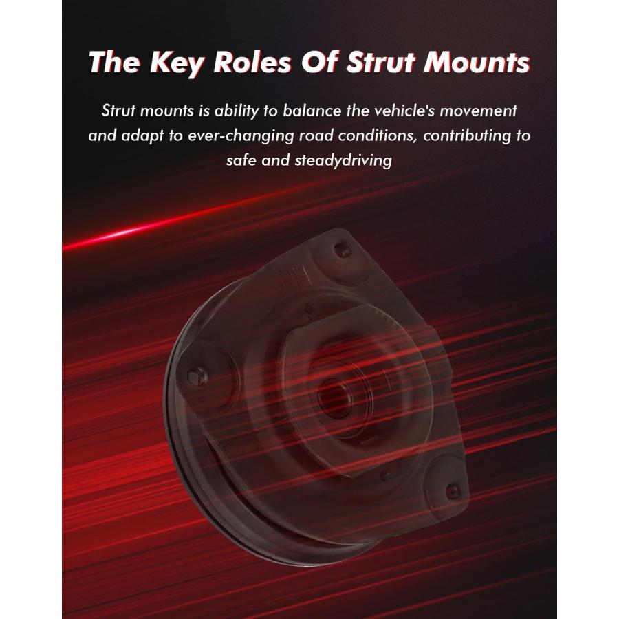 【並行輸入品】cciyu Front Right Side Strut Mount and Bearing Replace for Nissaの画像