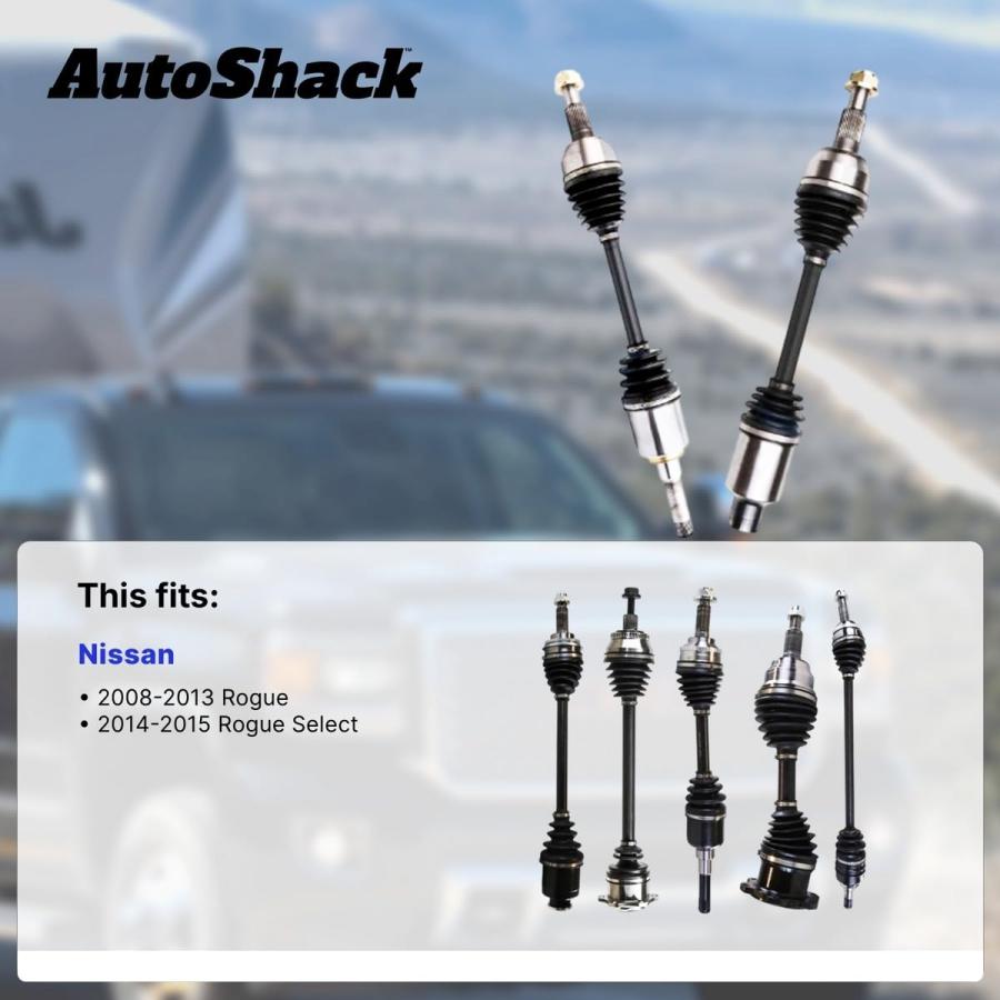 【並行輸入品】AutoShack DSK120222656 フロントCV車軸ドライブシャフト ネオプレンブーツ ドライバーと助手席側 2組 交換_3