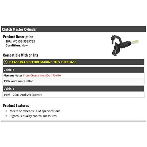 【並行輸入品】Clutch Master Cylinder Compatible with 1997 2001 Audi A4 Quatt_3