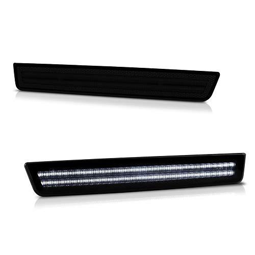 【並行輸入品】VIPMOTOZ White LED Strip Side Marker Light Front Fender Parkingの画像